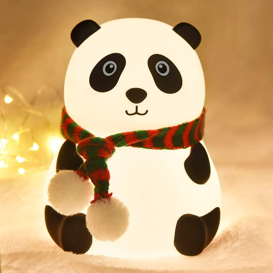 Silicone Panda Touch LED Night Light